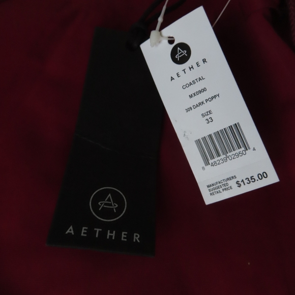 aether coastal dark poppy board shorts sz 33 NWT in package unopened - Picture 7 of 7